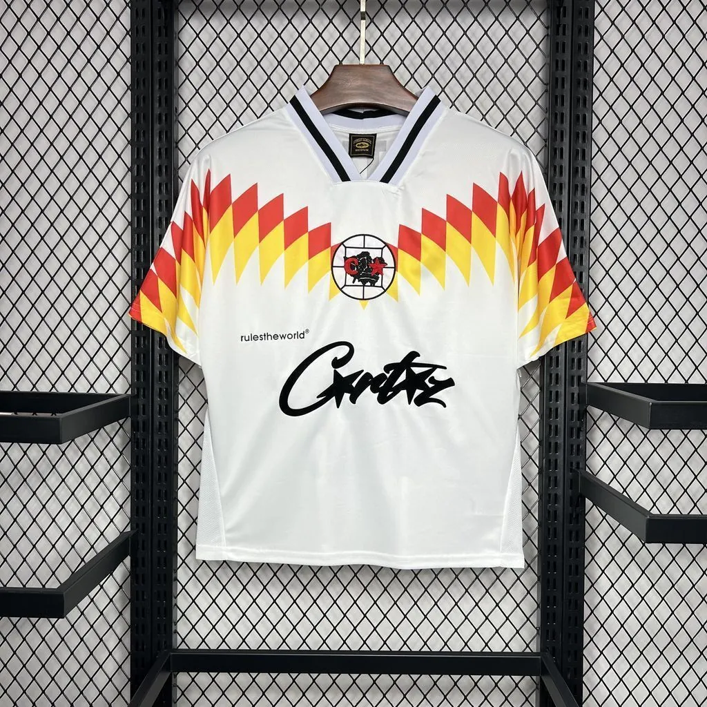 95-96 Club America White Retro Corteiz Special Kit Vintage Shirt Soccer AAAAJersey Yupoo 7