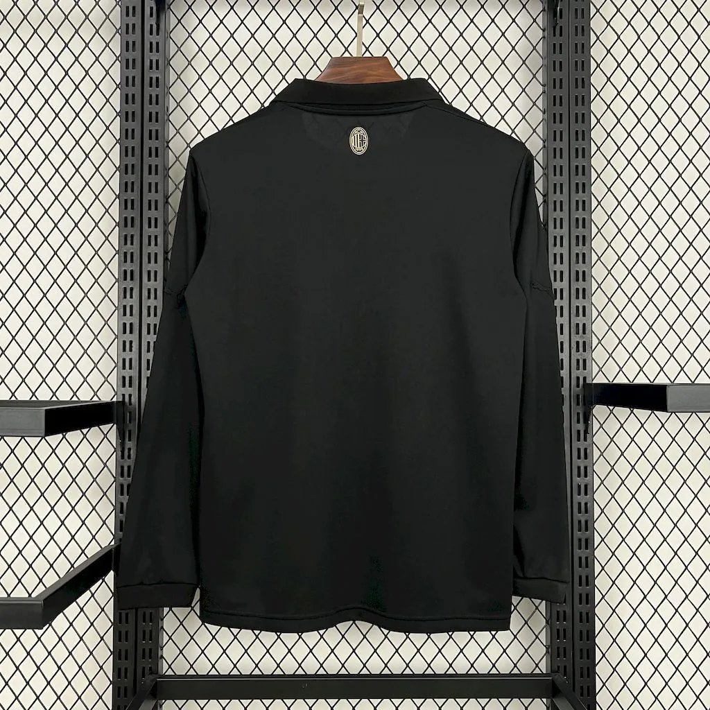 24-25 AC Milan 125th Anniversary Edition Black Long Sleeve Shirt AAAAJersey Supplier Yupoo 1