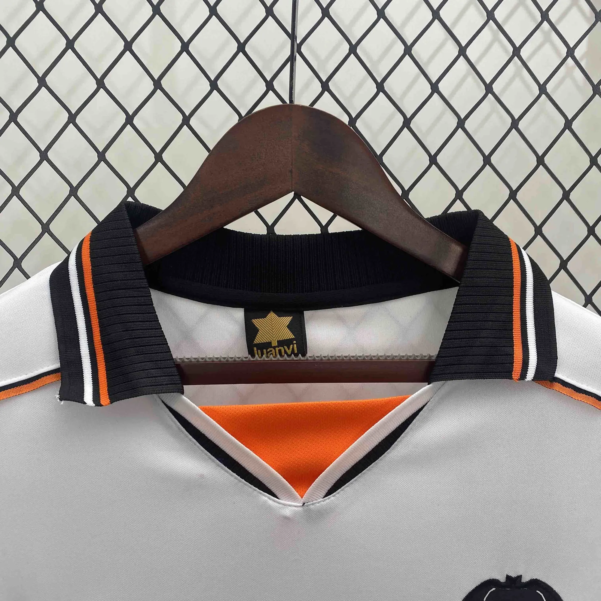 99-00 Valencia Home Retro Kit Vintage Shirt AAAAJersey Supplier Yupoo 6