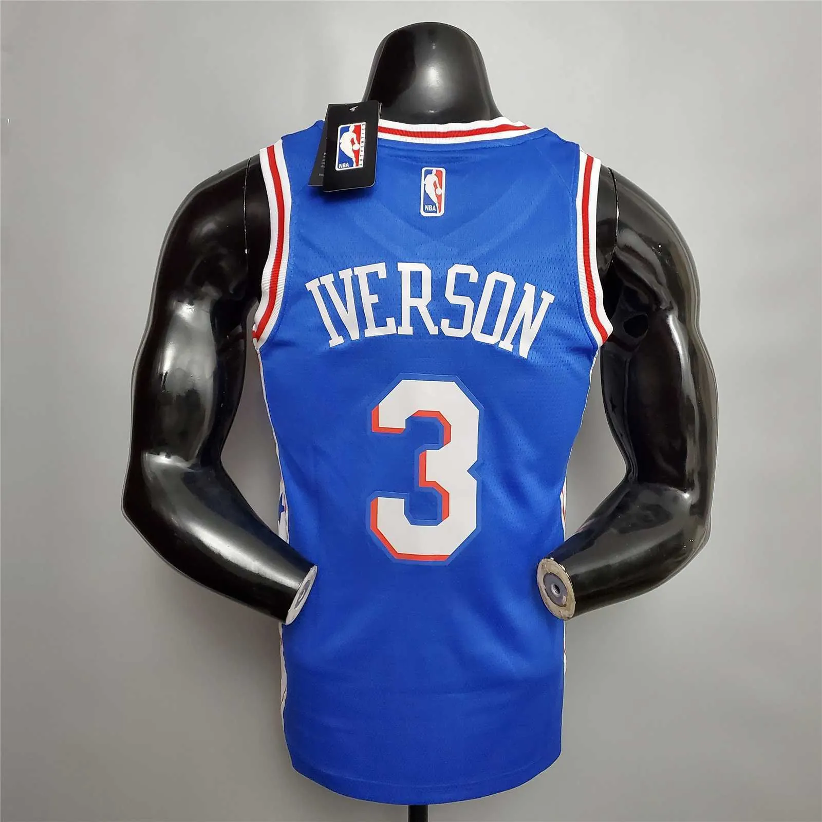 Iverson #3 Detroit Pistons blue 6