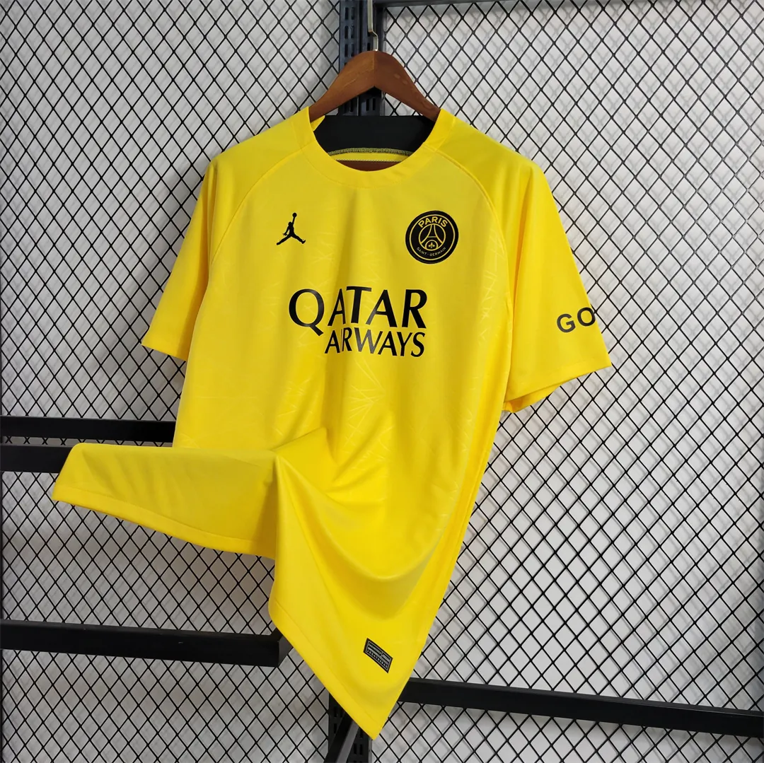 23-24 PSG yellow training T 6