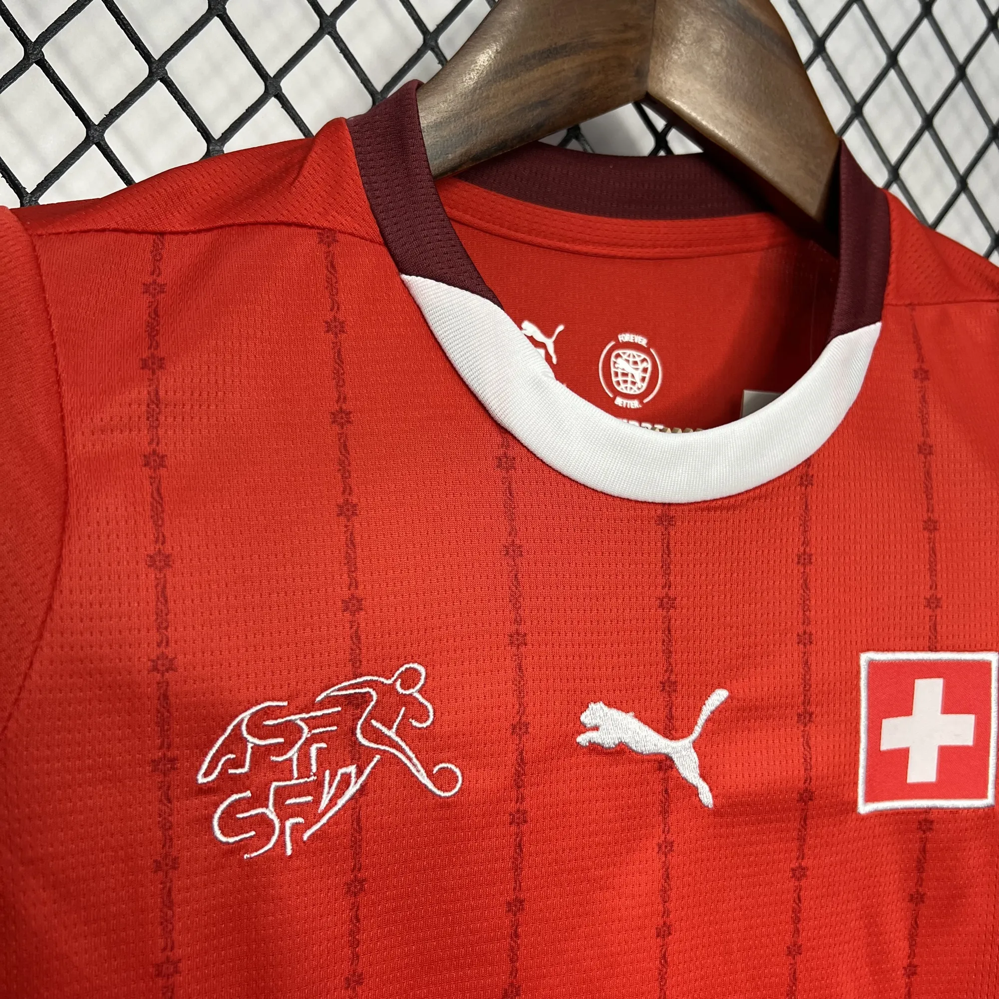 2024 Switzerland Home Kid Kits UEFA Euro Youth Apparels Football AAAAJersey Supplier 1