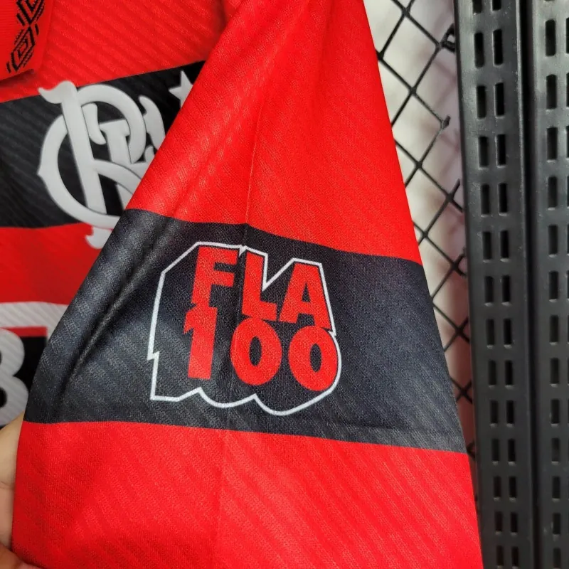 94-95 Flamengo Home Retro Kit Long Sleeve Vintage Shirt Football AAAAJersey Supplier 5