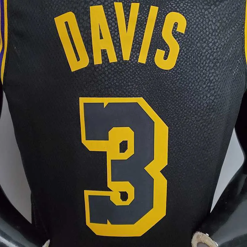 DAVIS #3 Lakers black 5