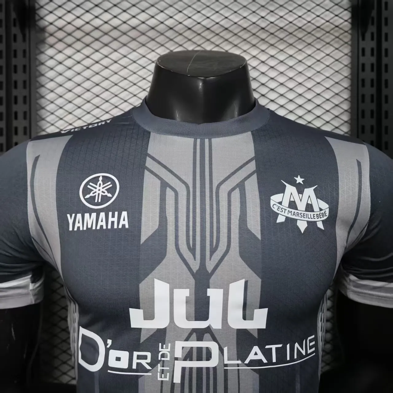 25-26 Marseille GreyYAMAHA OM X JUL Limited Edition Shirt Player Version été Kit AAAAJersey Yup 5