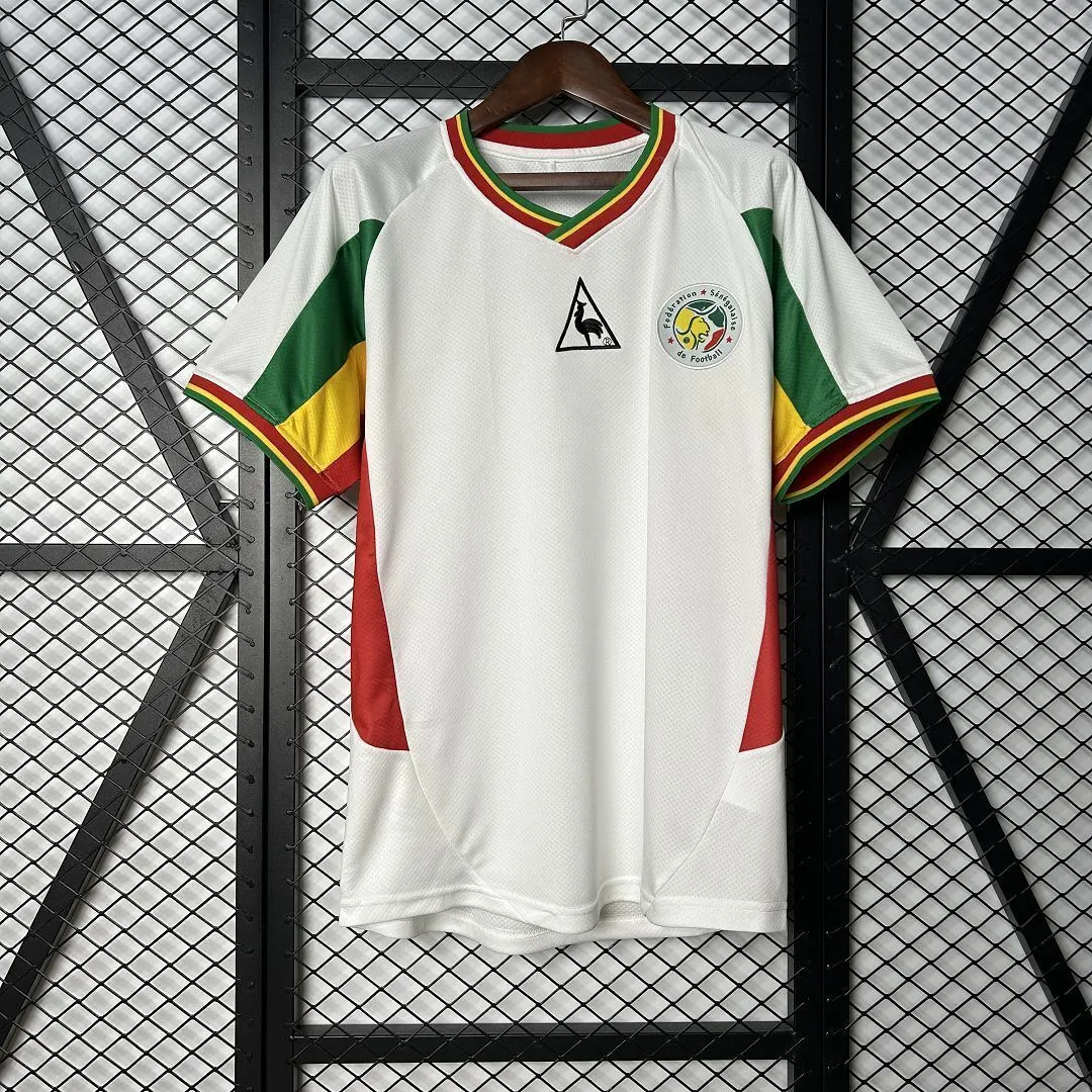 2002 Senegal Home Retro Kit Vintage Shirt AAAAJersey Wholesale Yupoo 8