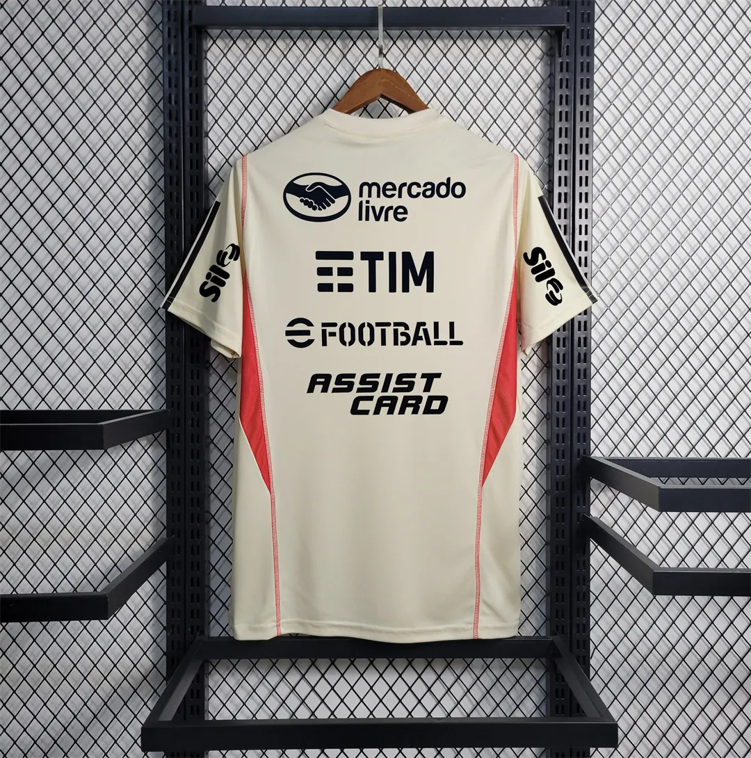 23-24 Flamengo training suit off-white 5