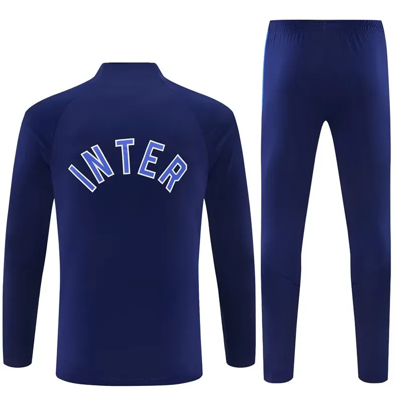26-27 Inter Milan Mens Kit Royal Blue Half Pull Training Suit Yupoo 7 5