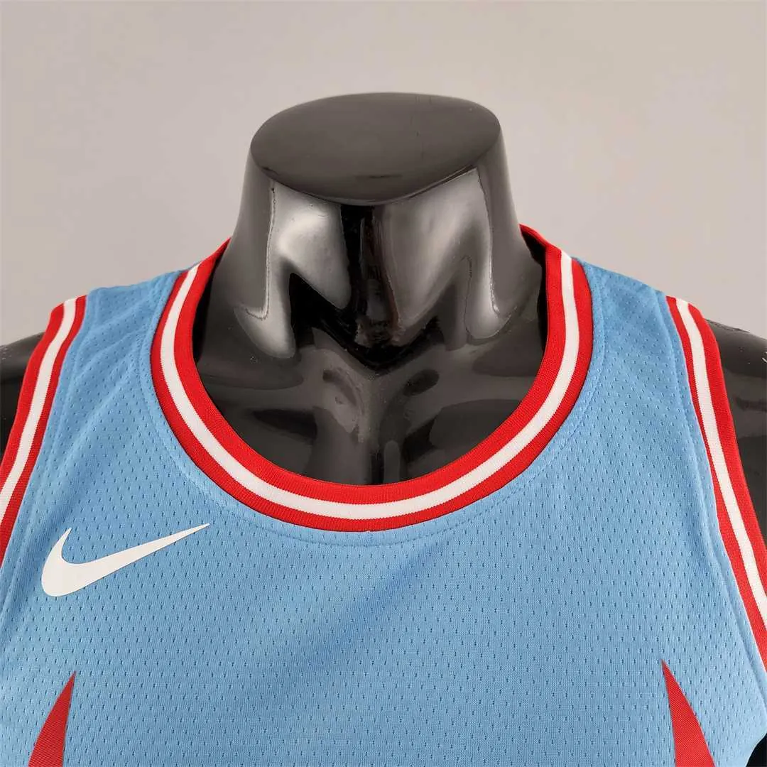Chicago Bulls BALL#2 Blue NBA Jersey 7
