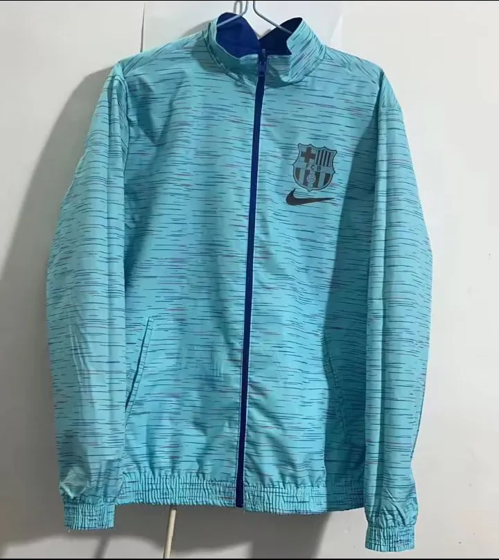 23-24 Barcelona Both Windbreaker Jackets Yupoo 1