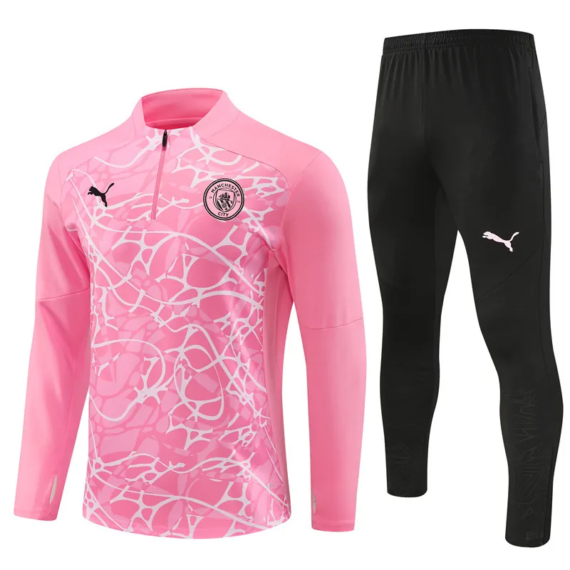 24-25 Manchester City Long Sleeve Training Suit Football Shirts 4