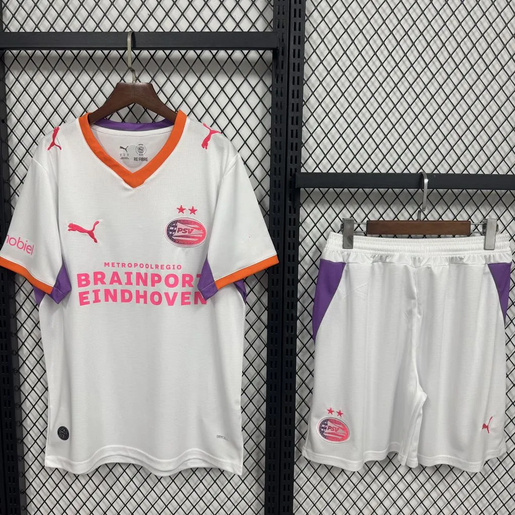 26-27 PSV Eindhoven Away Kid Kits Youth Football Apparels AAAAJersey Supply Yupoo 4 2