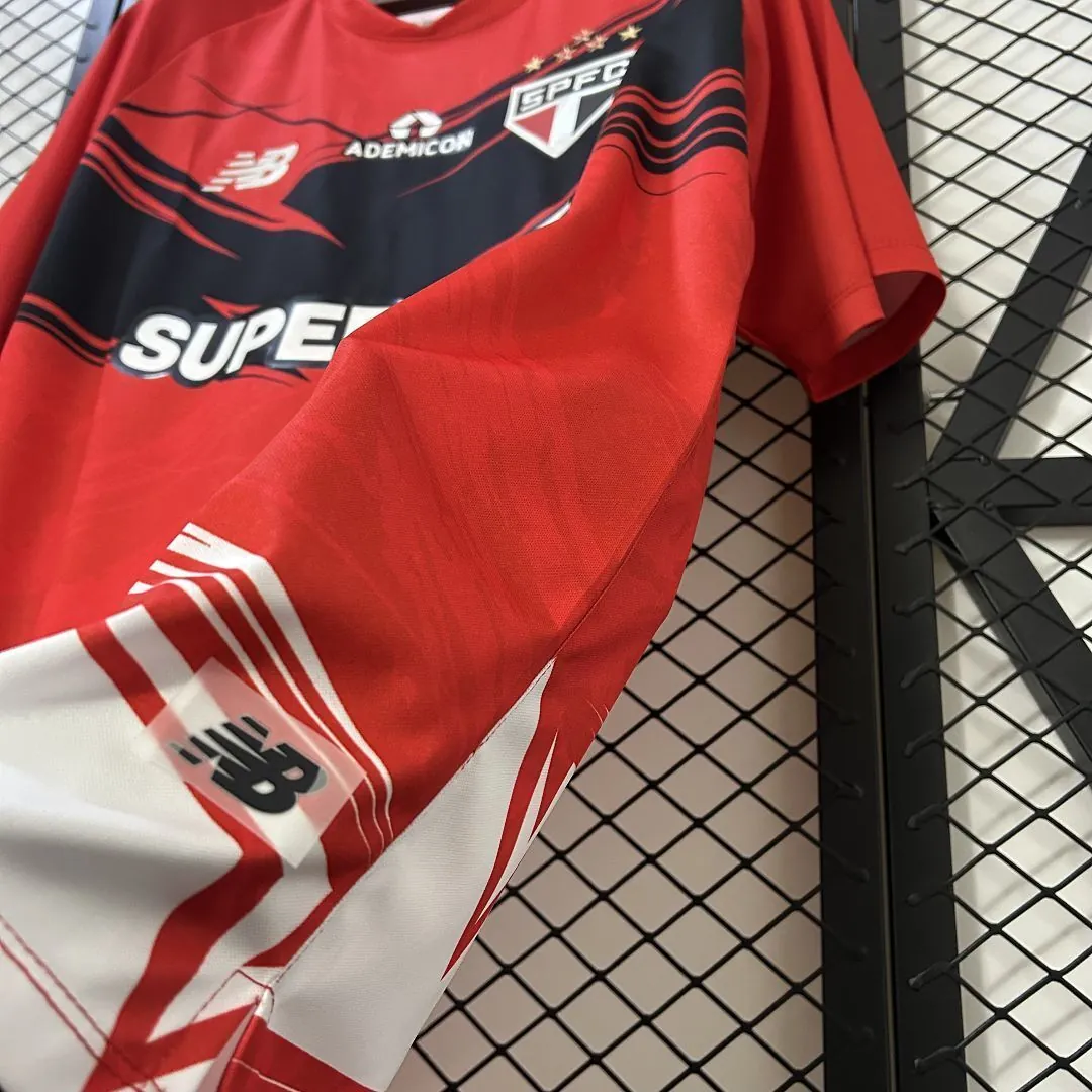 25-26 Sao Paulo Goalkeeper Red Shirt Soccer Uniform AAAAJersey Dropship Yupoo 6