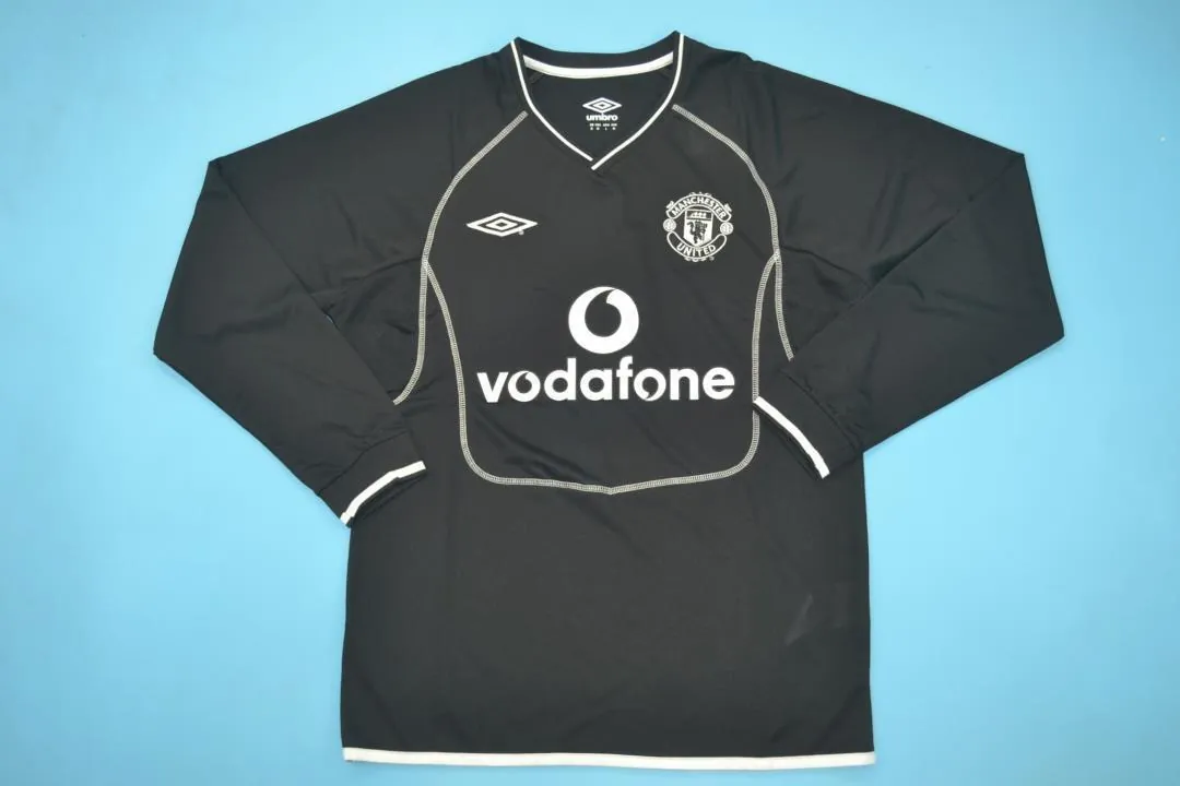 00-02 Manchester United away black long sleeve 12