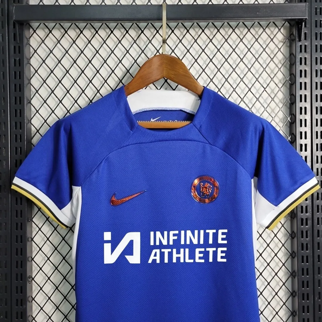 23-24 Chelsea home kids size 16-28 Soccer Jerseys 3