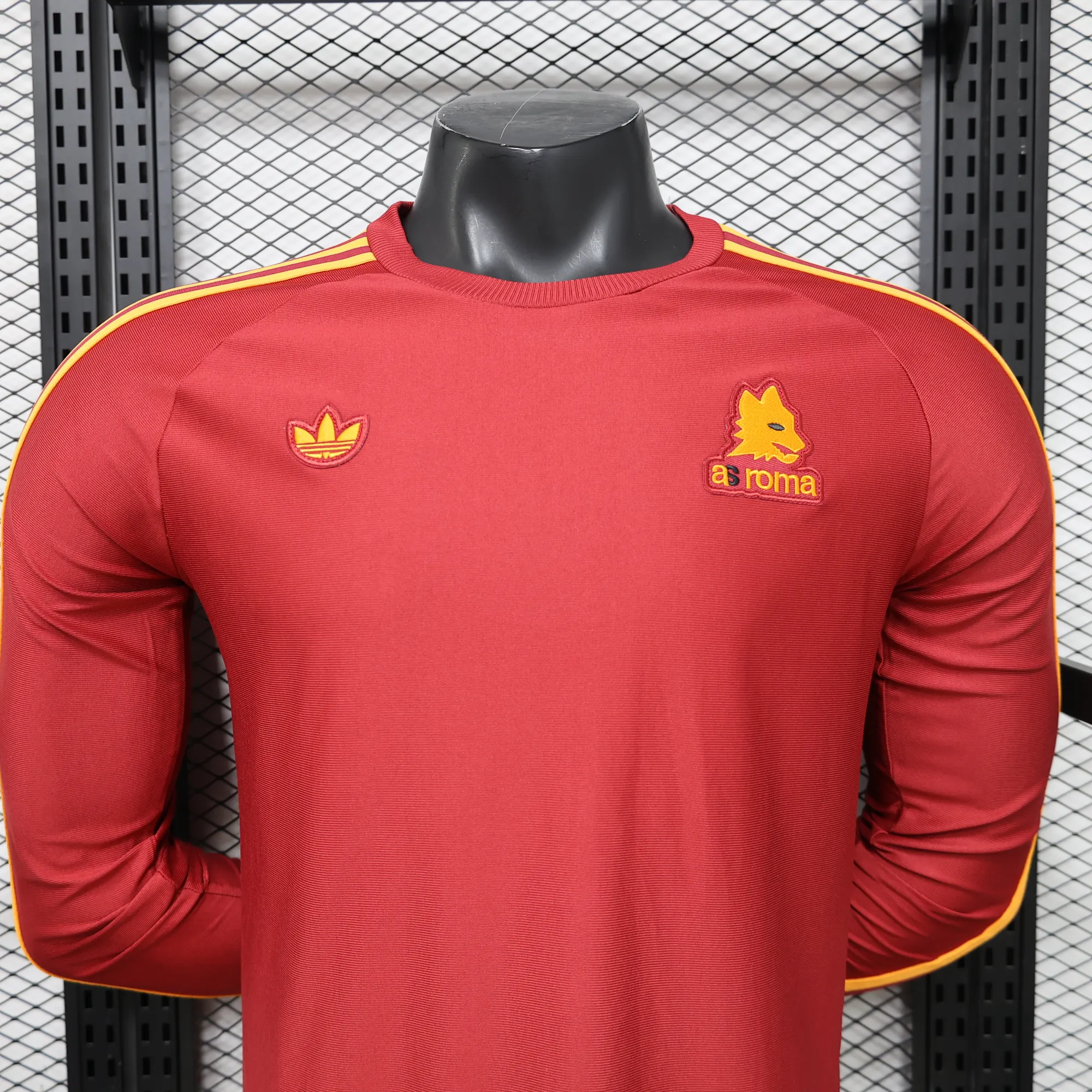 26-27 Roma Mens Casual Retro Style Football Long Sleeve T-Shirt AAAAJersey Wholesale Yupoo 1