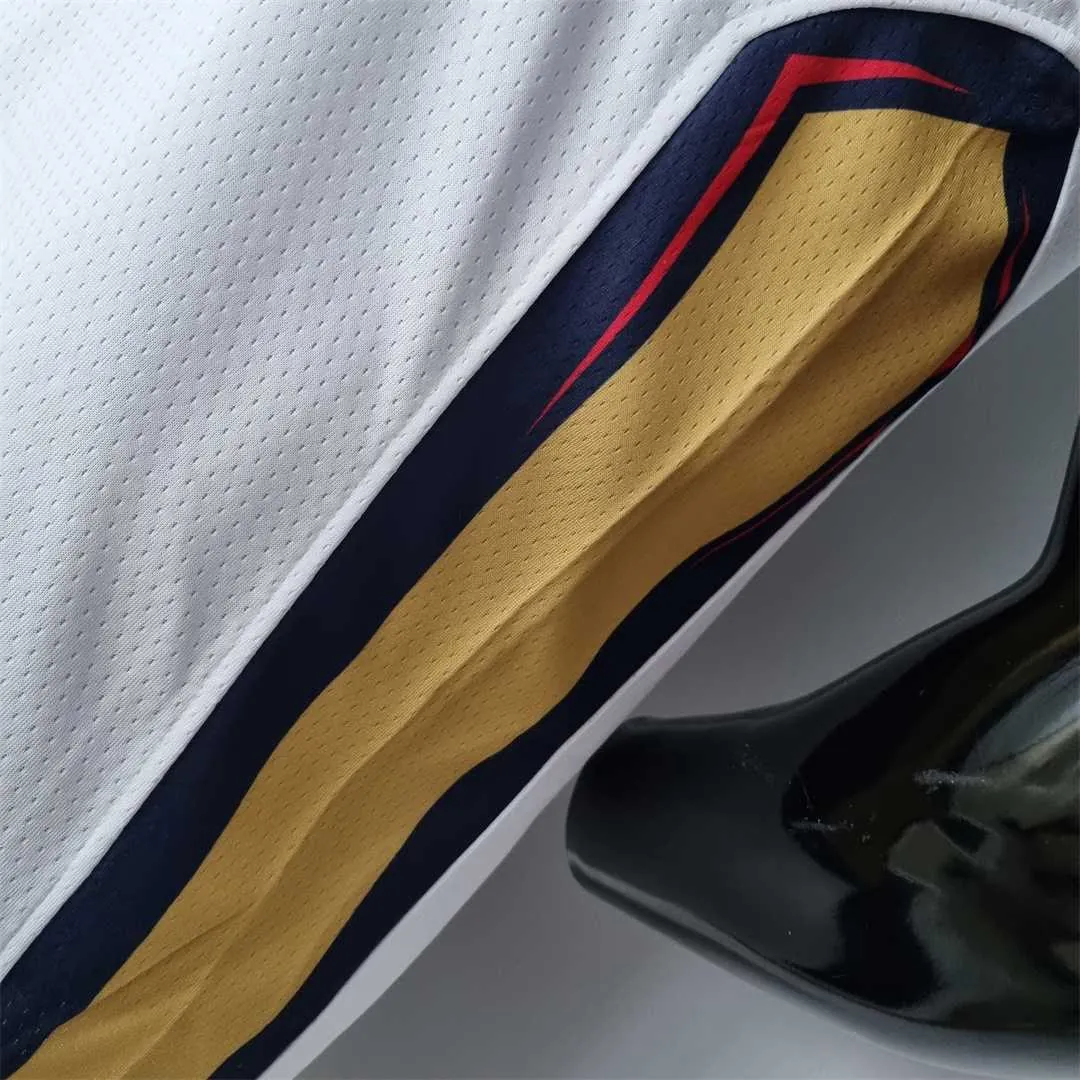 75th Anniversary New Orleans Pelicans Ingram #14 White NBA Jersey 4