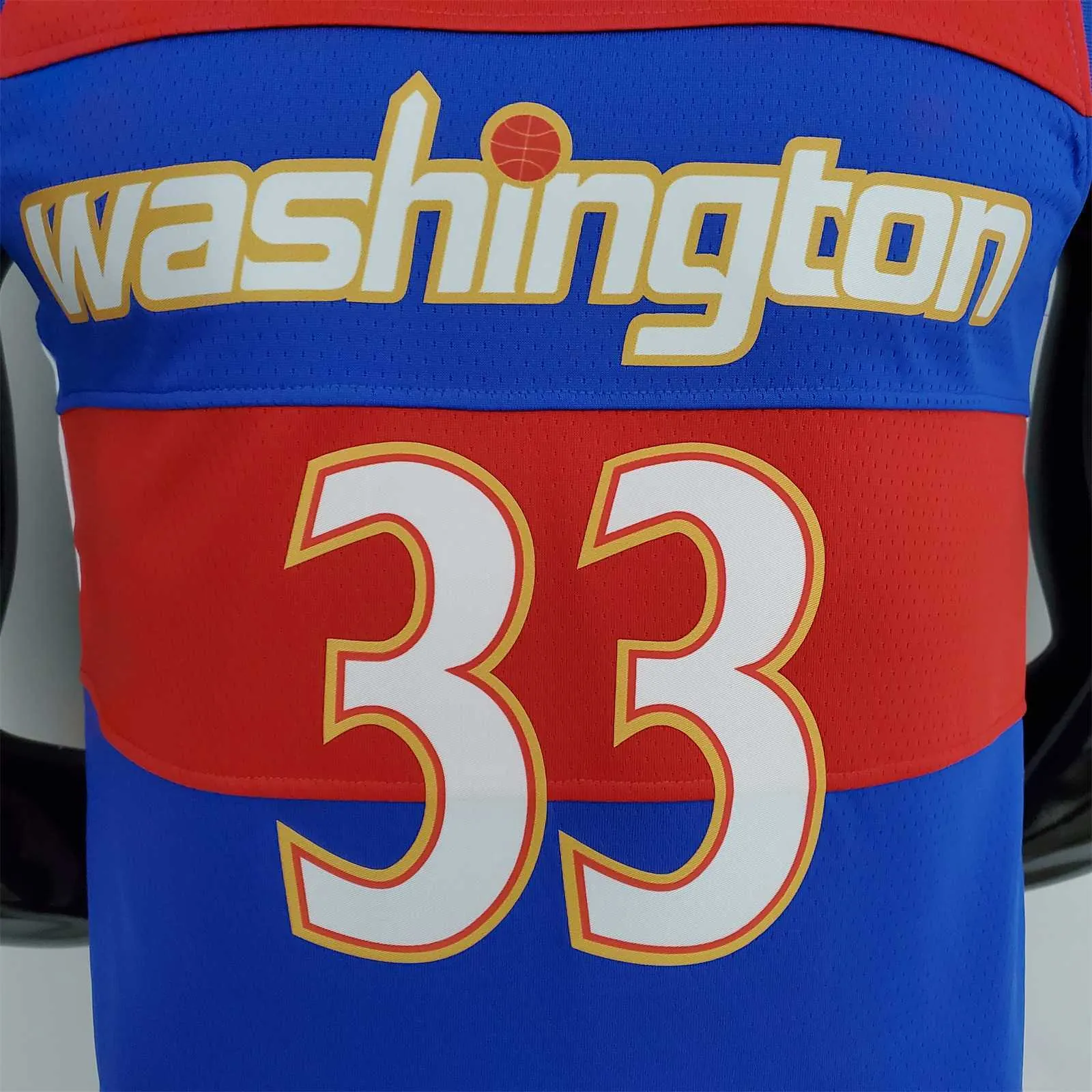 2022 Season Kuzma #33 Talent City Edition Blue Red NBA Jersey 1
