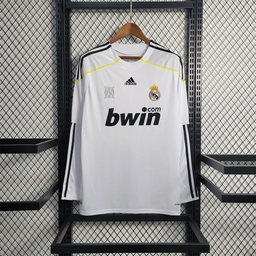 09-10 Real Madrid home Long Sleeve 10