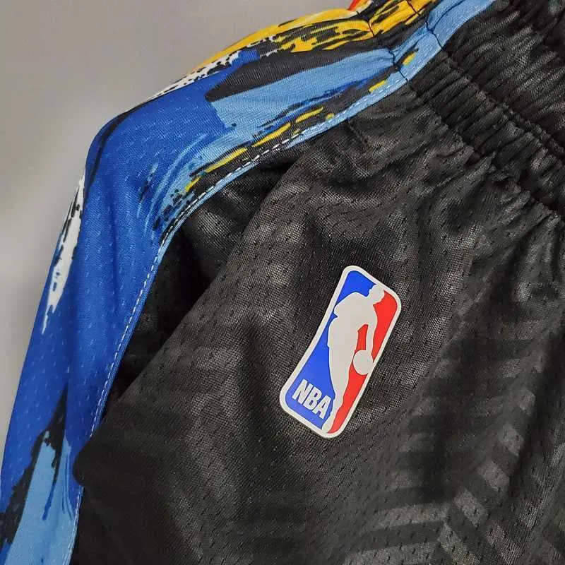 Brooklyn Nets NBA Shorts City Edition Black 4