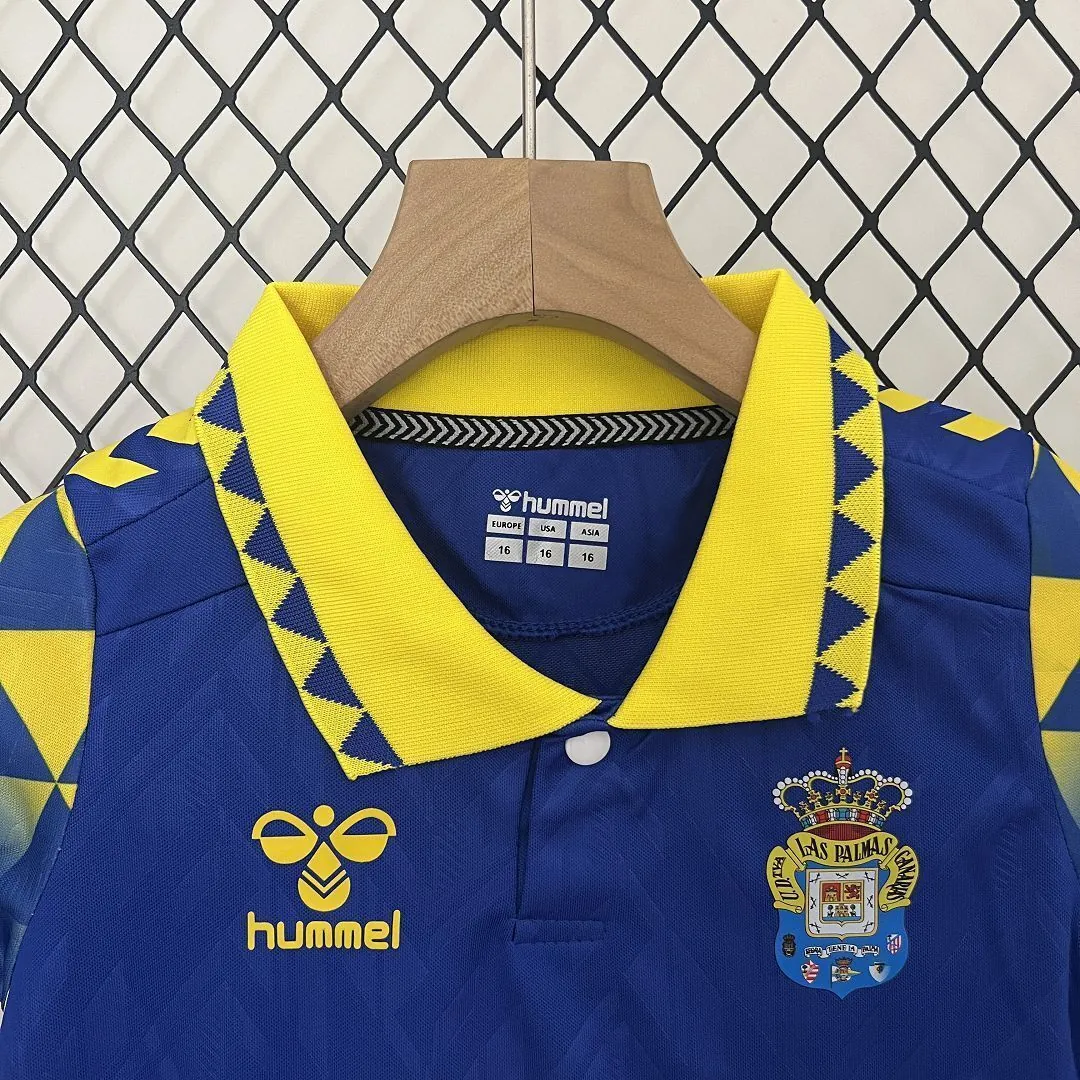 24-25 UD Las Palmas Away Kid Kits Youth Apparels Football AAAAJersey Yupoo 2