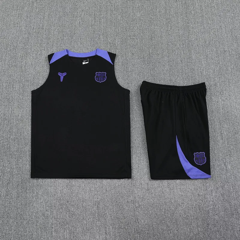 25-26 Barcelona x Kobe Bryant Training Kits Football Vest Suit 2