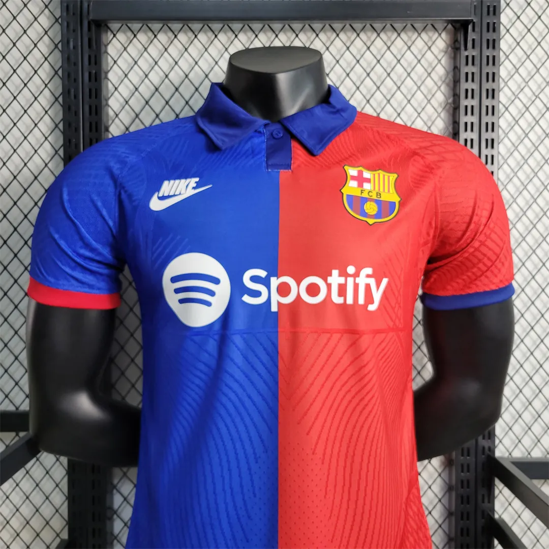 23-24 Barcelona RedBlue Classic player version 6