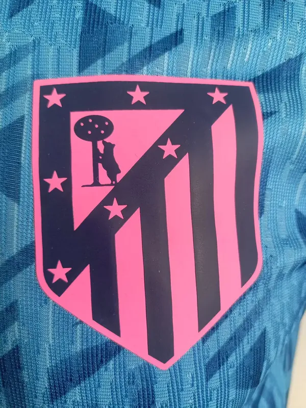 25-26 Atletico Madrid Blue Polo Kit Player Version Soccer AAAAJersey Yupoo 2
