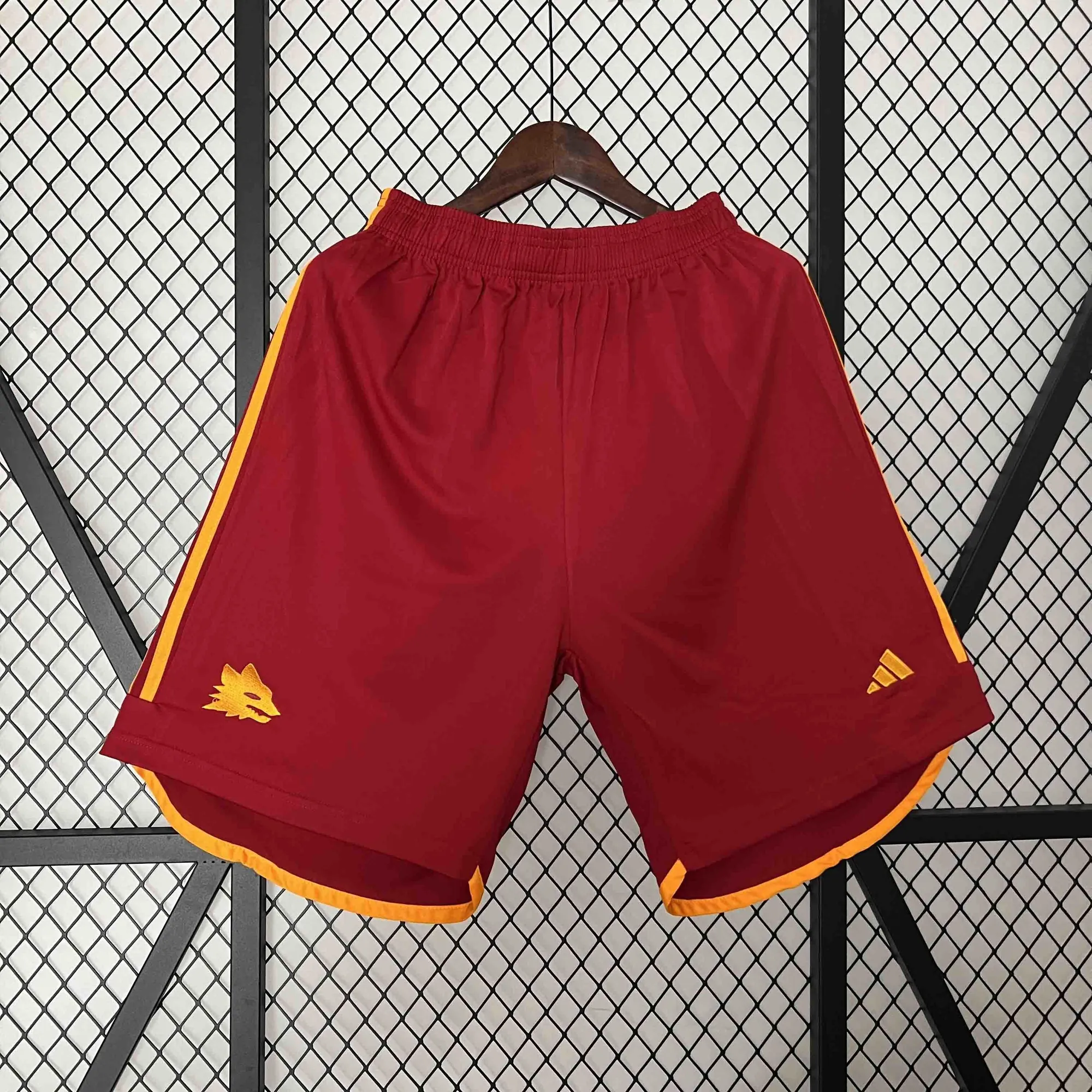 23-24 Roma Home Shorts Football Uniform AAAAJerseys Dropshipping Yupoo 2