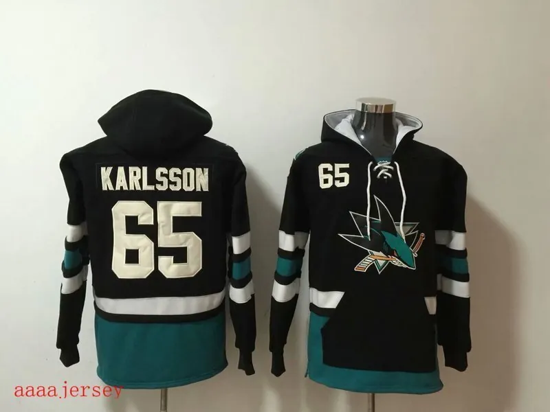 San Jose Sharks hoodie ice hockey jersey M-3XL 圣何西鲨鱼队帽衫冰球服 4
