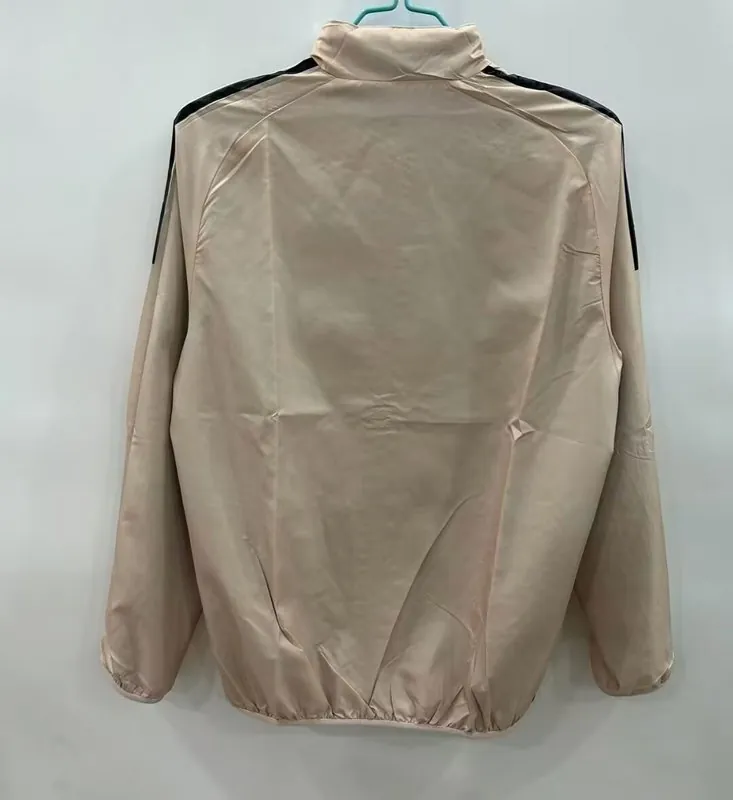 25-26 Italy Blue&Beige Trench Coat Reversible Windbreaker Double-Sides Jacket 3