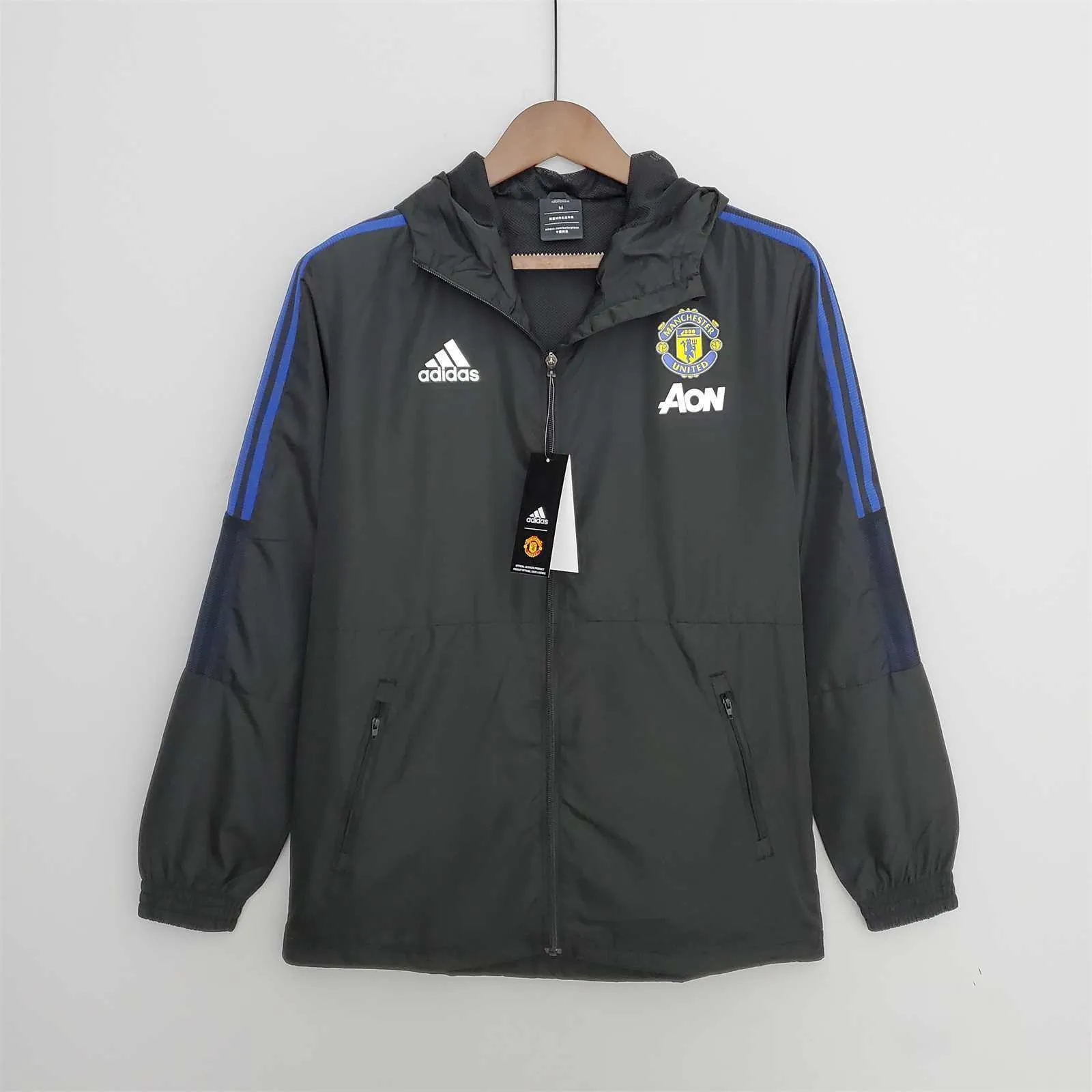 22-23 Manchester United black windbreaker 7