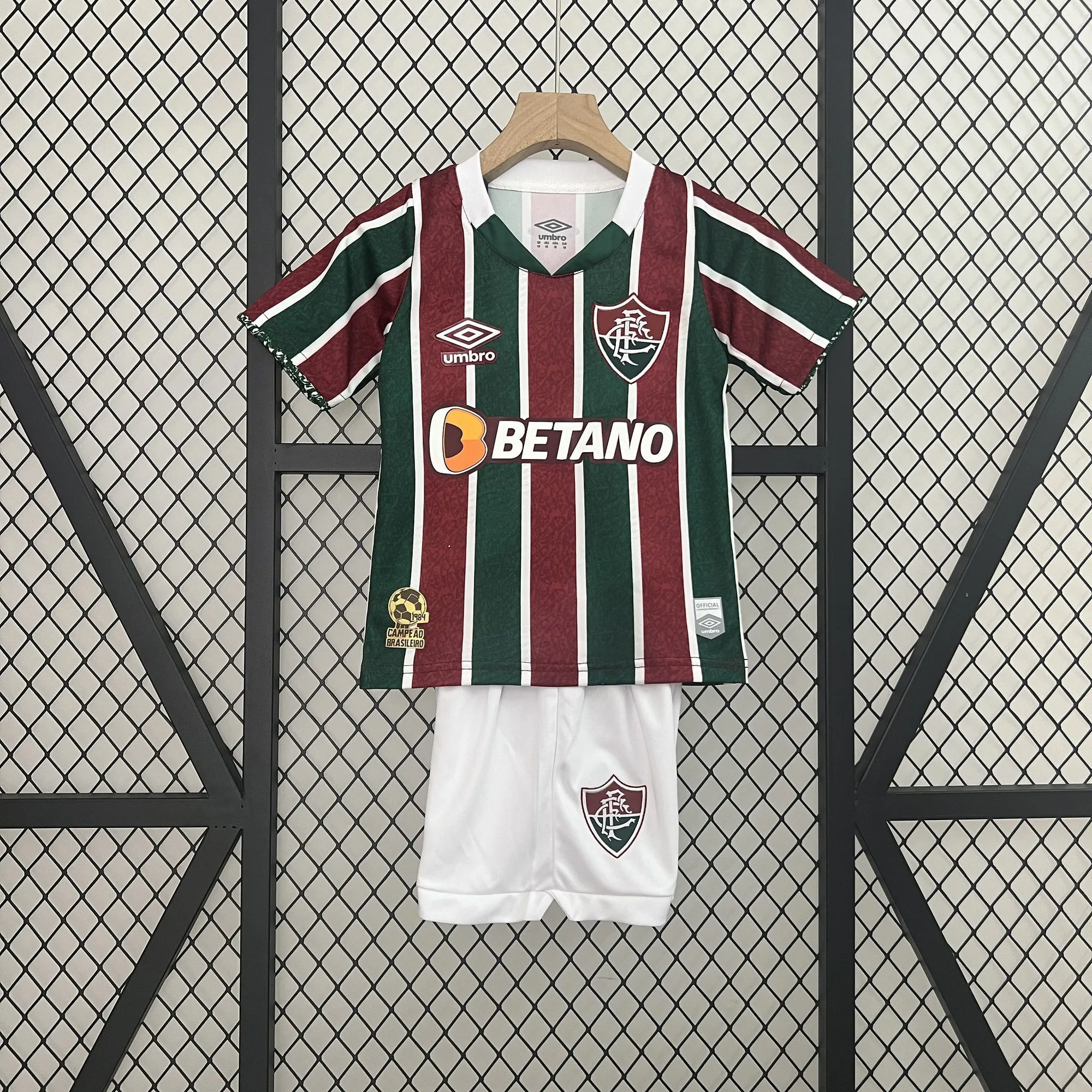 24-25 Fluminense Home Kid Kits Youth Apparels AAAAJersey Wholesale Yupoo 10