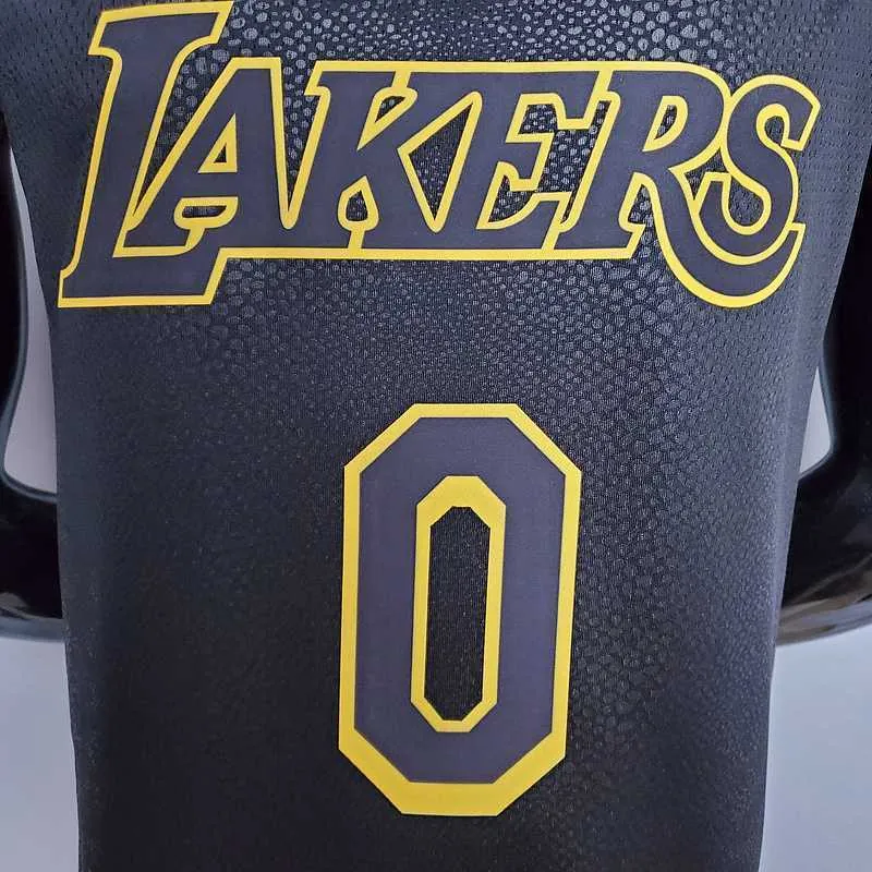New KUZMA #0 Lakers black 6