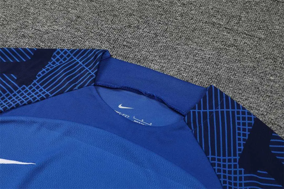 22-23 PSG training suit short sleeve kit blue 5