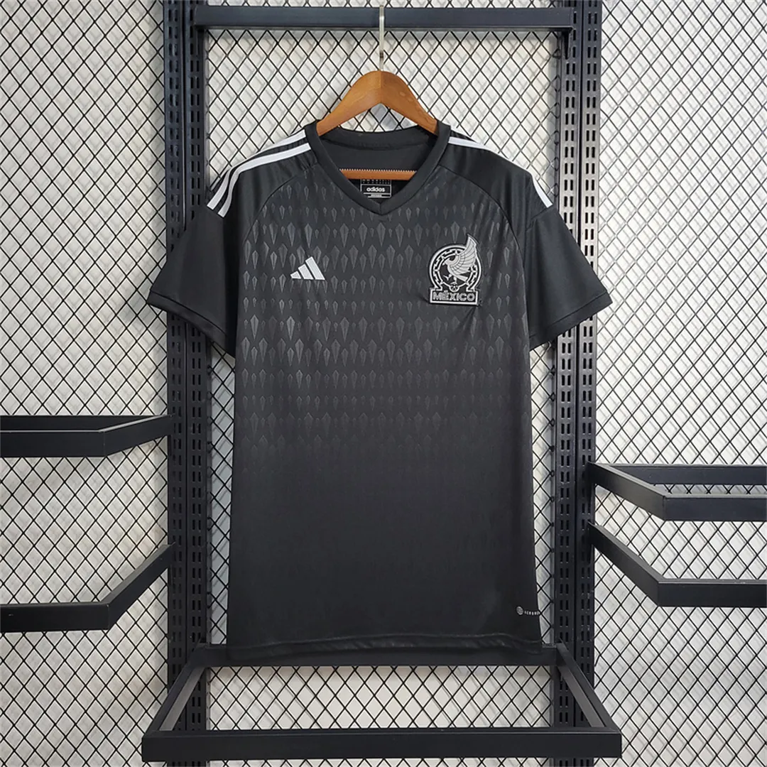 2023 Mexico Black Training Shirt 9