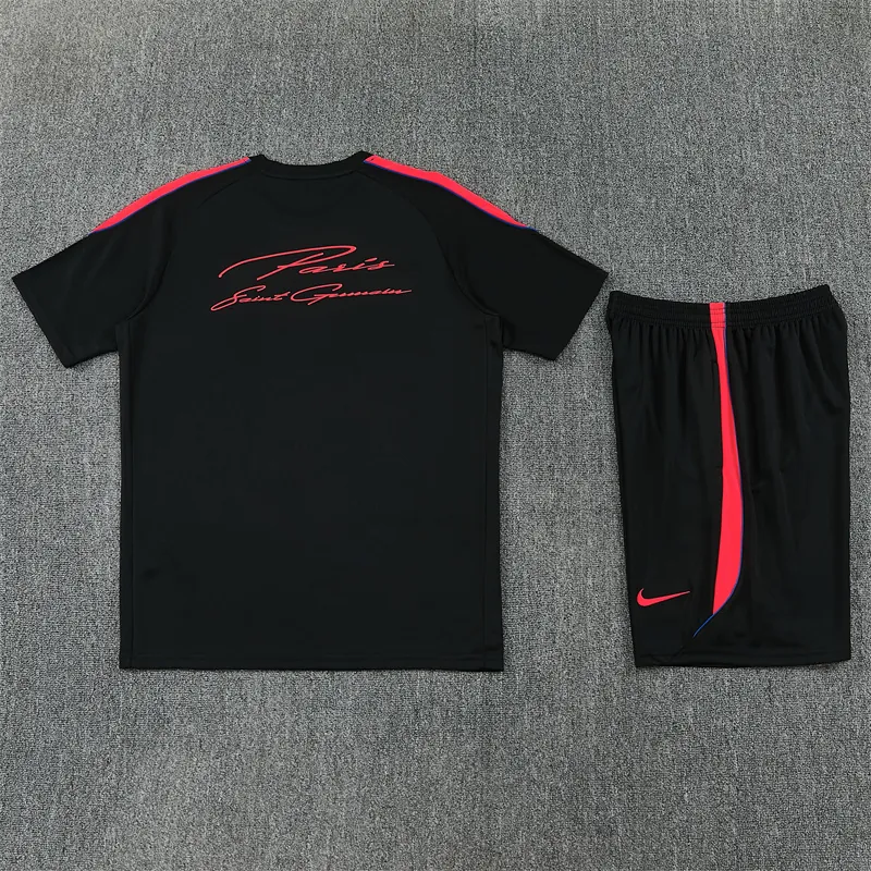 26-27 PSG Aldult Kit Football Black Training Tracksuit Yupoo 5 3