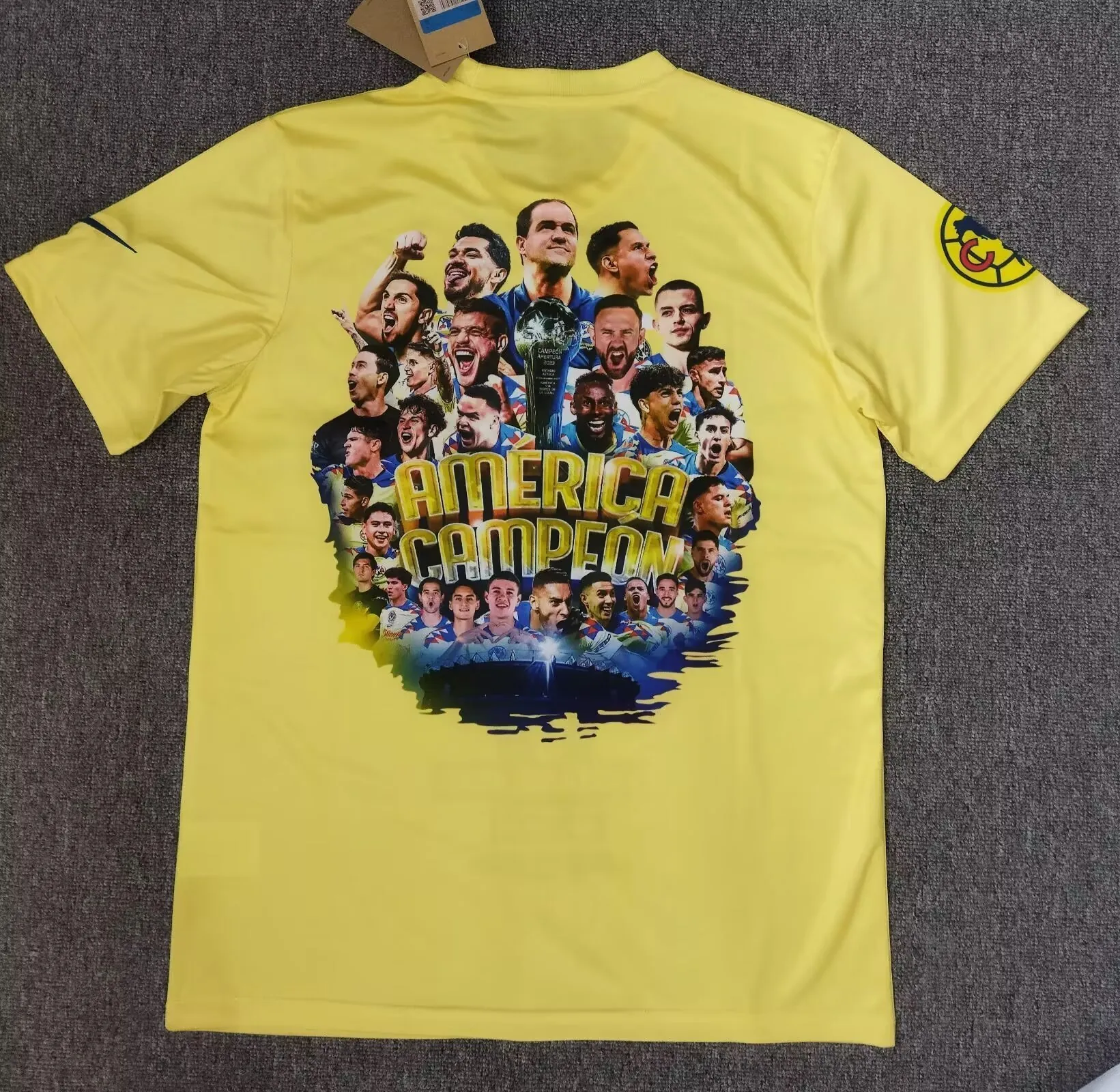 2023 Club de Futbol America Home Campeon Corona Kit Cheap Soccer Jersey 3
