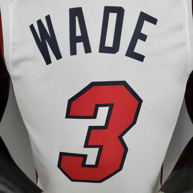 Miami Heat WADE#3 white 4