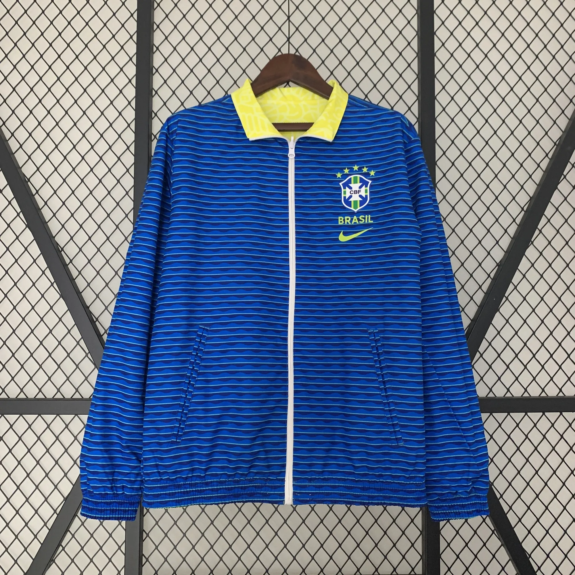 2023 Brazil Trench Coat Reversible Windbreaker S-XX 7