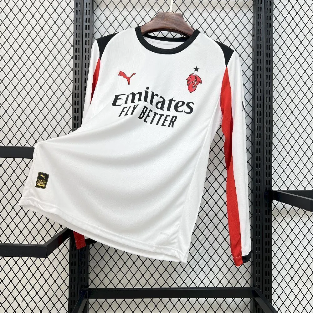 25-26 AC Milan Away Kit Football Long Sleeve T-Shirt AAAAJersey Yupoo 5