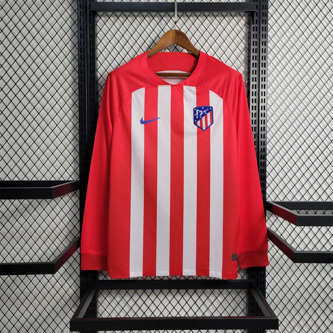 23-24 Atletico Madrid home Long Sleeve 9