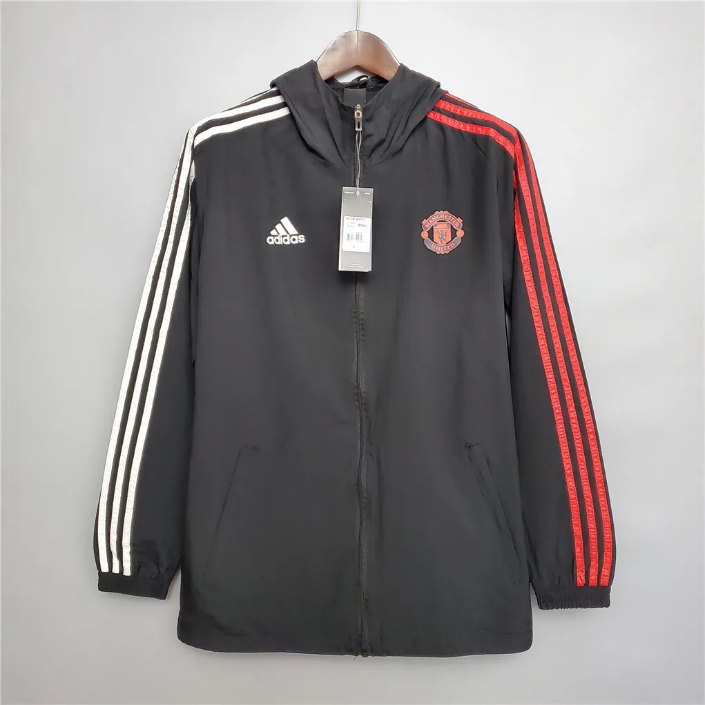20-21 Manchester United black windbreaker 8