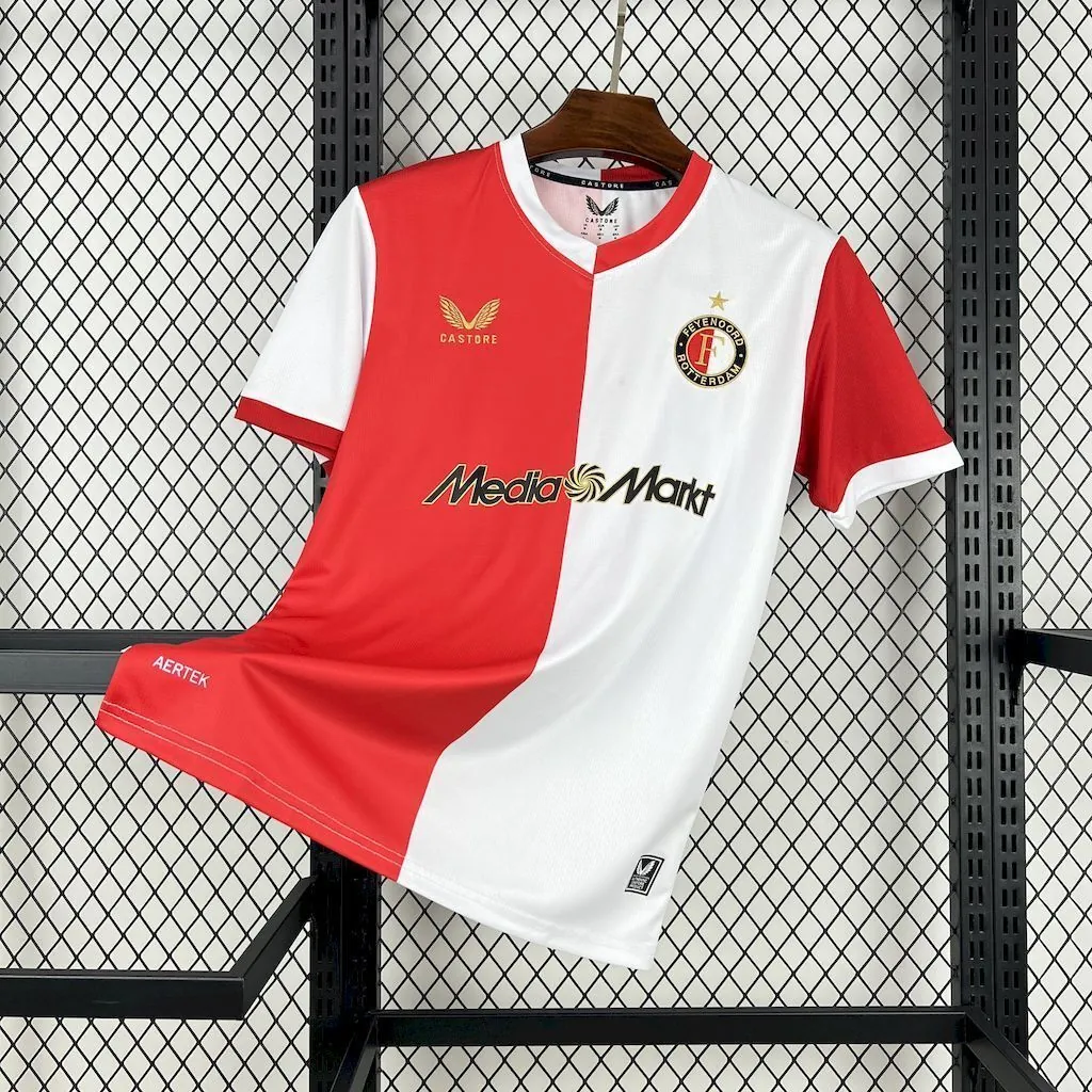 25-26 Feyenoord Home Shirt Soccer Apparels AAAAJersey Supply Yupoo 7