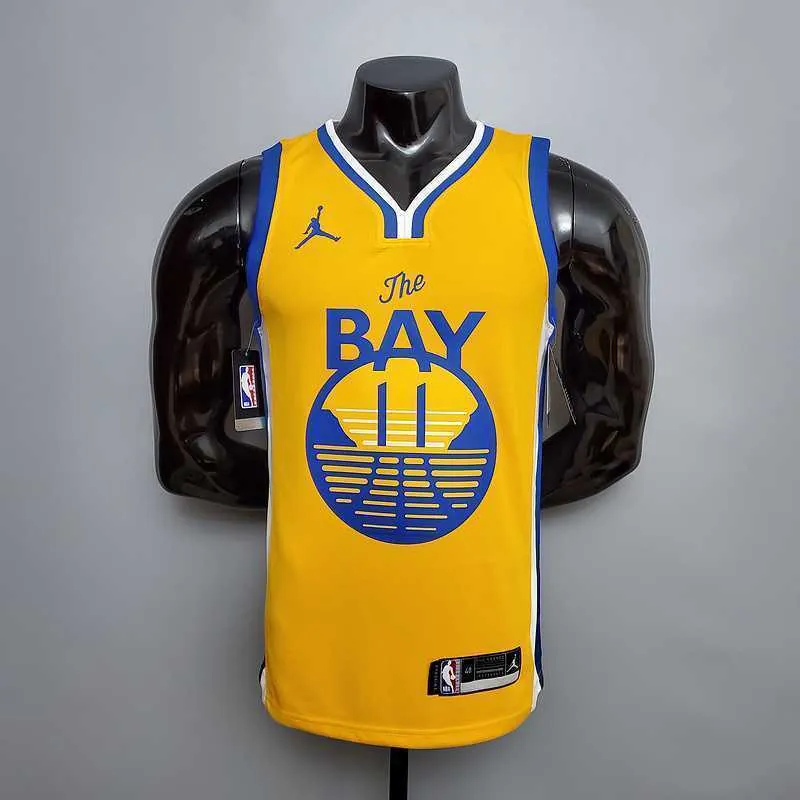 New THOMPSON#11 Golden State Warriors yellow 7
