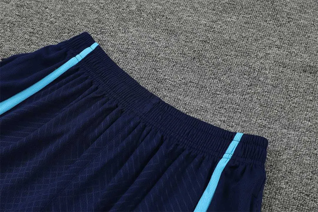 22-23 Atletico Madrid Training Short Sleeve Kit Blue 13