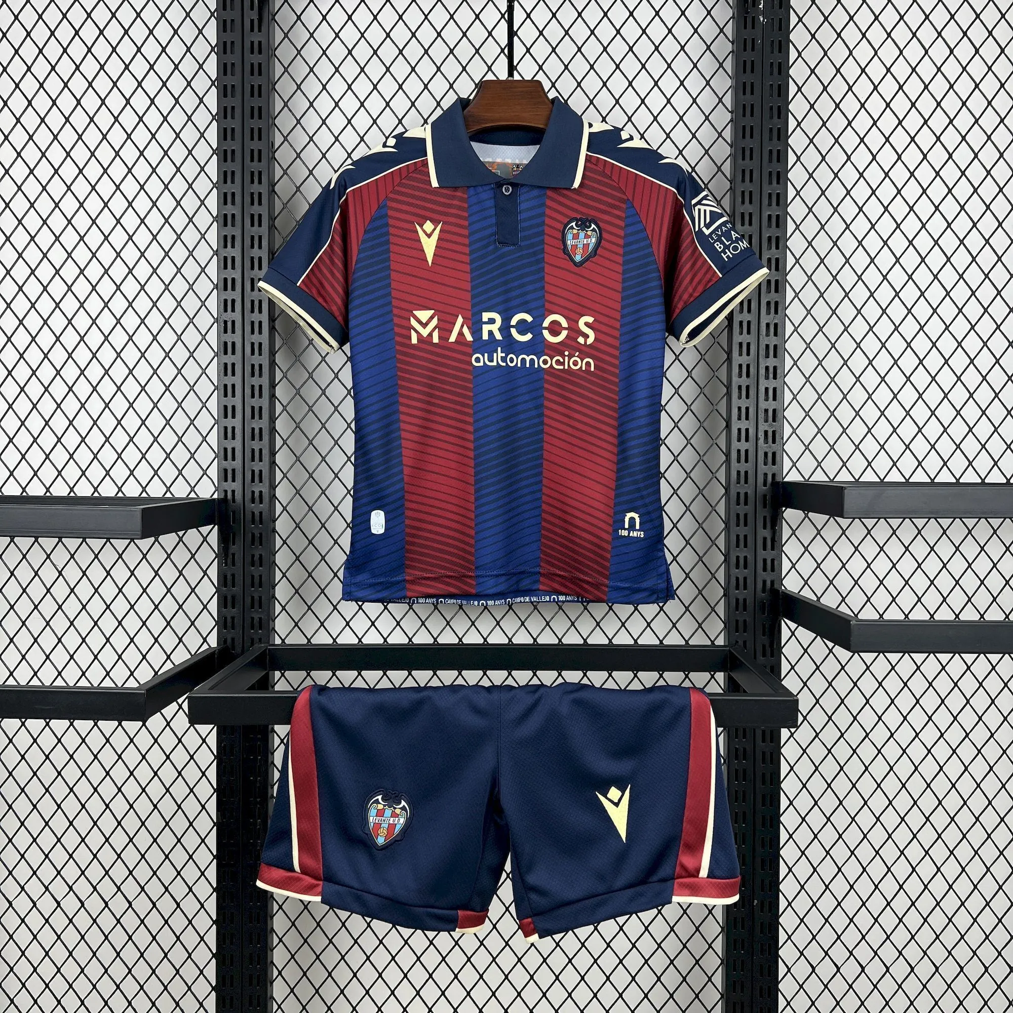 25-26 Levante UD Home Jersey Kids Kit Soccer T-Shirt AAAAJersey Supply Yupoo 6