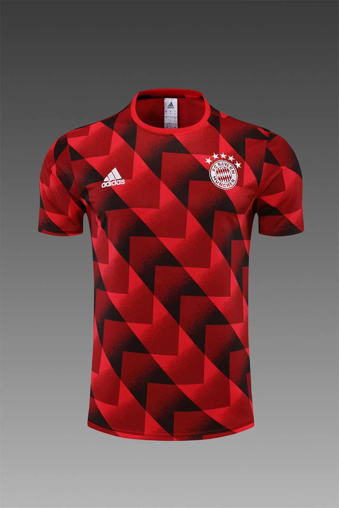 22-23 Bayern Training Suit Short Sleeve Kit Red 19