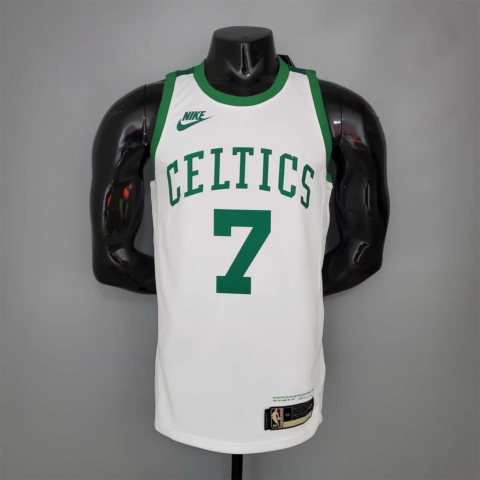 BROWN#7 75th Anniversary Celtics White 8