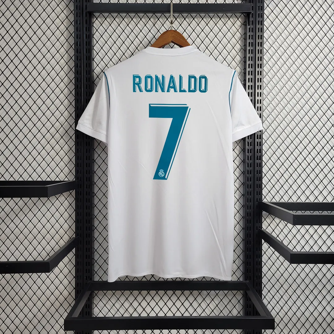 17-18 Real Madrid home white player version 3